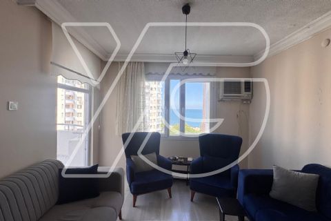 mersin tecede denize sıfır full deniz manzaralı 2+1 daire